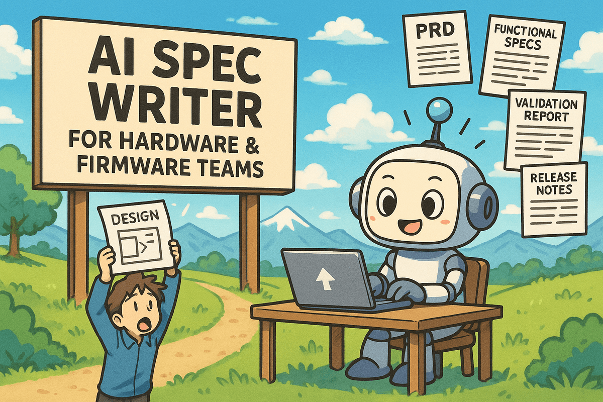 AI Spec Writer - Engineer and Robot generating documentation